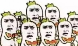 漫画吃瓜群众怎么画图片,吃瓜群众的生动描绘